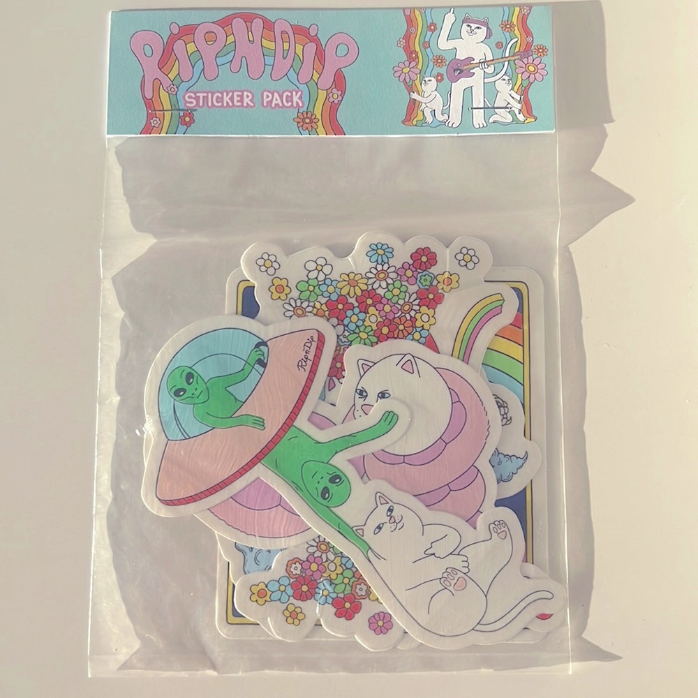 AUTHENTIC RIPNDIP STICKER PACK - Limited Release